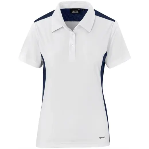 Ladies Glendower Golf Shirt White Front